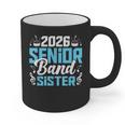 Band Senior Sister Class Of 2026 Senior Band Graduation Graphic Print Coffee Mug