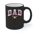 Baseball Dad Shirt Baseball Player Game Day Father's Day Graphic Print Coffee Mug