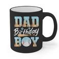 Baseball Ice Cream Drip Dad Of The Birthday Boy Baseball Graphic Print Coffee Mug