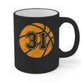 Basketball Player 31 Basketball Mom Dad Jersey Number 31 Graphic Print Coffee Mug