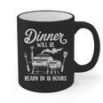 Bbq Men Smoking Meat Smoker Grilling Barbecue Dad Graphic Print Coffee Mug
