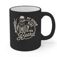 Bearded Dad Daddy Father’s Day My Other Ride Is His Beard Graphic Print Coffee Mug