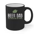 Beer Dad Shirt Cute Hops Drinking Graphic Print Coffee Mug