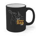 Best Bunny Dad Ever Rabbit Daddy Bunny Father Bunny Graphic Print Coffee Mug