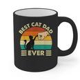 Best Cat Dad Ever Cat Lover Kitten Owner Kitty Graphic Print Coffee Mug