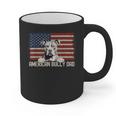 Best Dog Dad Ever American Flag American Bully Dad Graphic Print Coffee Mug