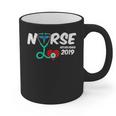 Best Nurse Graduation- RN Nurse Established 2019 LPN Graphic Print Coffee Mug