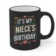 Boho Nostalgia It's My Niece's Birthday Women Kids Graphic Print Coffee Mug Boho Nostalgia It's My Niece's Birthday Women Kids Graphic Print Coffee Mug