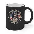 Border Collie Dog Owner For Men Border Collie Dad Graphic Print Coffee Mug