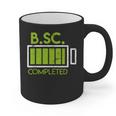 Bsc Completed Bachelor Of Science Graduation 2025 Graphic Print Coffee Mug