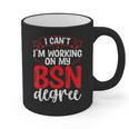 BSN Nurse Graduation Essentials BSN Nursing School Student Graphic Print Coffee Mug
