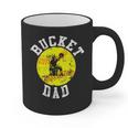 Bucket Dad Softball Dad Baseball Father's Coach Graphic Print Coffee Mug