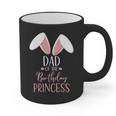 Bunny Dad Of The Birthday Princess Matching Family Graphic Print Coffee Mug
