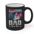 Burnouts Or Bows Your Dad Loves You Gender Reveal Graphic Print Coffee Mug