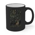 Camo Deer American Flag Graphic Hunting Men Dad Boys Graphic Print Coffee Mug