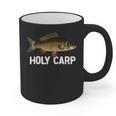 Carp Fish Pun Fishing Trip Fisherman Dad Holy Carp Graphic Print Coffee Mug Carp Fish Pun Fishing Trip Fisherman Dad Holy Carp Graphic Print Coffee Mug