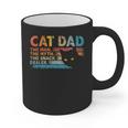Cat Dad The Man The Myth Snack Dealer Fathers Day Graphic Print Coffee Mug