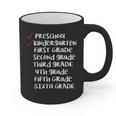 Checklist Kindergarten Class Of 2030 Shirt Graduation Graphic Print Coffee Mug