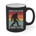 Cheer Dad Cheerleading Bigfoot Graphic Print Coffee Mug