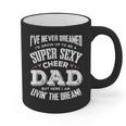 Cheerleading Dad Father Cheer Dad Graphic Print Coffee Mug Cheerleading Dad Father Cheer Dad Graphic Print Coffee Mug