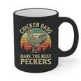 Chicken Dads Have The Best Peckers Vintage Apparel Graphic Print Coffee Mug Chicken Dads Have The Best Peckers Vintage Apparel Graphic Print Coffee Mug