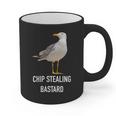 Chip Stealing Seagull Men Women Seaside Holiday Memory Graphic Print Coffee Mug