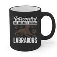 Chocolate Lab Dog Introvert Chocolate Labrador Retriever Graphic Print Coffee Mug Chocolate Lab Dog Introvert Chocolate Labrador Retriever Graphic Print Coffee Mug