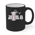 Class Of 2018 Baseball Senior Graduation Shirt Grad Graphic Print Coffee Mug