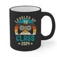 Class Of 2024 Senior Graduation Leveled Up Gamer Class 2024 Graphic Print Coffee Mug