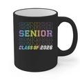 Class Of 2026 Senior 2026 Back To School 2026 Graduation 26 Graphic Print Coffee Mug