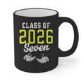 Class Of 2026 Six Seven Senior Yellow Graduation 6 7 Graphic Print Coffee Mug