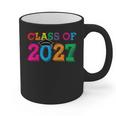 Class Of 2027 Shirt For Boys And Girls Fun 2027 Graduation Graphic Print Coffee Mug