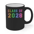 Class Of 2028 High School Graduation Date GraduateShirt Graphic Print Coffee Mug