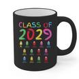Class Of 2029 Senior Class 2029 Idea Graduation Grow With Me Graphic Print Coffee Mug