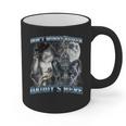 Cool Alpha Wolf Meme Don't Worry Kitten Daddy's Here Graphic Print Coffee Mug