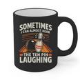 Cool Bowling Men Dad Bowler Fun Crazy Best Bowling Graphic Print Coffee Mug