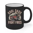 Cool Dads Fight Fire Firefighter Graphic Print Coffee Mug