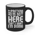 Cool Introvert Just Pretends I'm Not Heres Graphic Print Coffee Mug