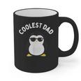 The Coolest Dad Cool Penguin By Dangerous Dad Graphic Print Coffee Mug The Coolest Dad Cool Penguin By Dangerous Dad Graphic Print Coffee Mug
