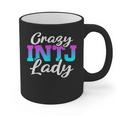 Crazy INTJ Lady Introvert Personality Graphic Print Coffee Mug Crazy INTJ Lady Introvert Personality Graphic Print Coffee Mug