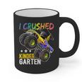 I Crushed Kindergarten Monster Truck Graduation Boys Small Graphic Print Coffee Mug