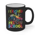 I Crushed Pre-K Monster Truck Graduation Preschool Grad 2025 Graphic Print Coffee Mug