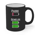 Cufflinks Battery Filled Tired Dad Low Battery Charge Graphic Print Coffee Mug