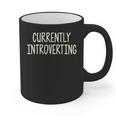 Currently Introverting I Introvert Graphic Print Coffee Mug
