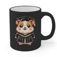 Cute Hamster Graduation Graphic Print Coffee Mug
