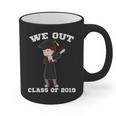 Dabbing Graduation Boy Class Of 2019 We Out Graphic Print Coffee Mug