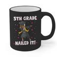 Dabbing Graduation Class Of 2025 Girls 5th Grade Nailed It Graphic Print Coffee Mug