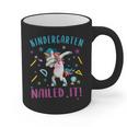 Dabbing Kindergarten Unicorn Graduation Class 2021 Nailed It Graphic Print Coffee Mug
