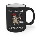 The Dabbing Llama Graduation Class Of 2018 T-Shirt Graphic Print Coffee Mug