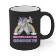 Dabbing Unicorn Kindergarten Graduation Dab Dance Girl Graphic Print Coffee Mug